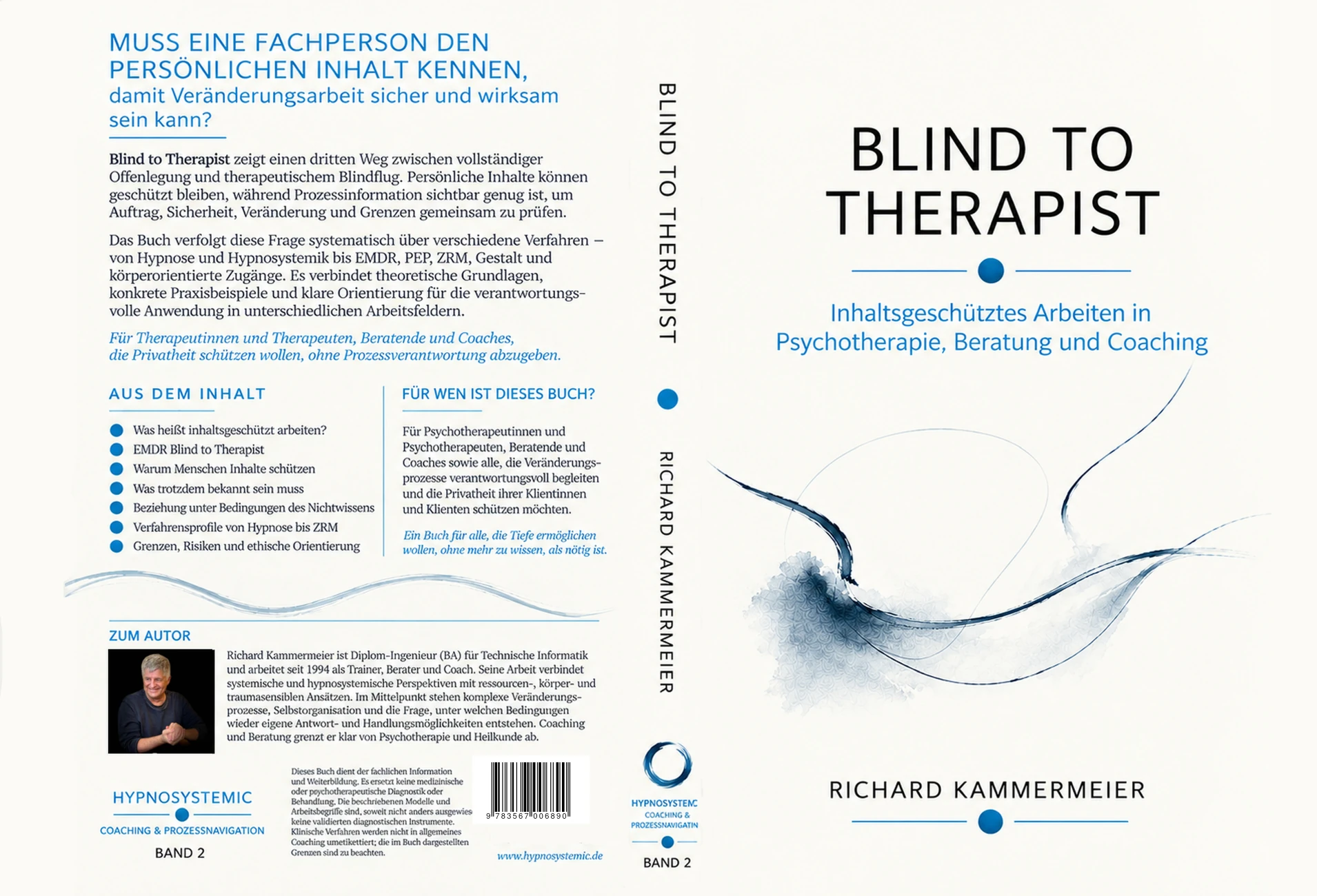 Blind to Therapist – vollständiger Buchumschlag